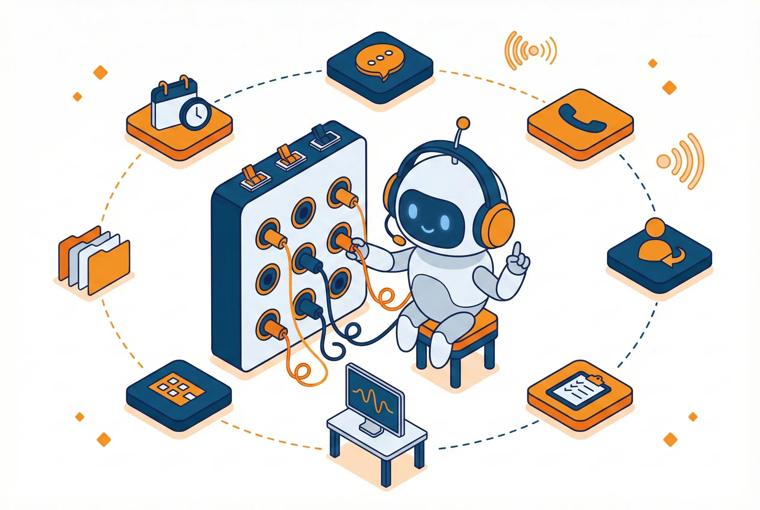 TechiZen portfolio: Conversational Voice Automation Agent