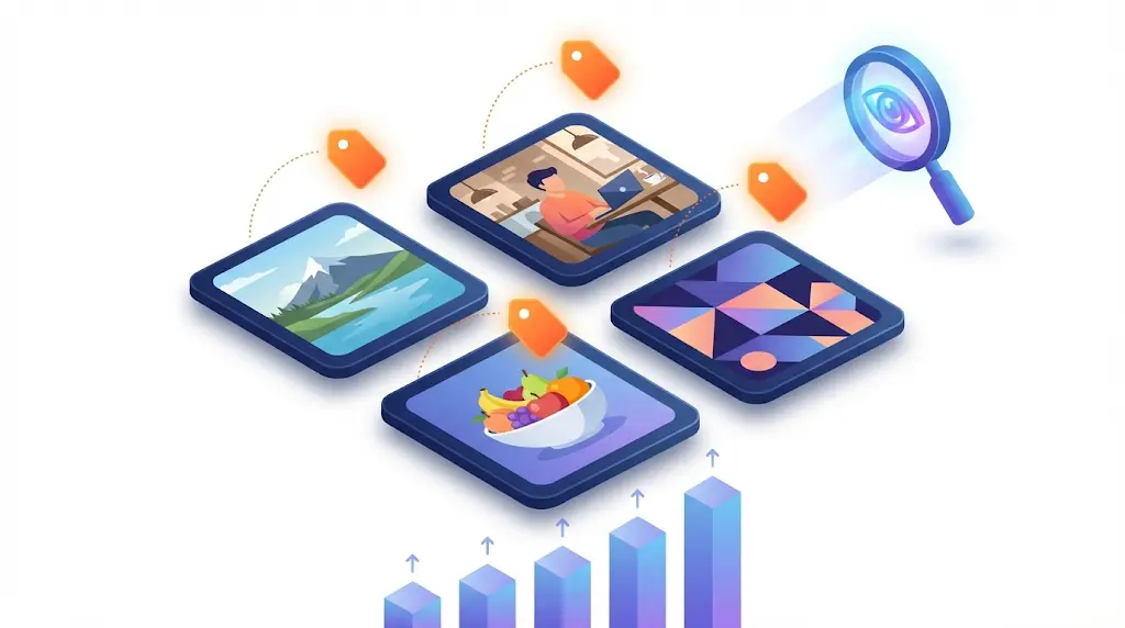 Illustration for AI-Generated Alt Text at Scale: How We Process 100k Images for Accessibility & SEO