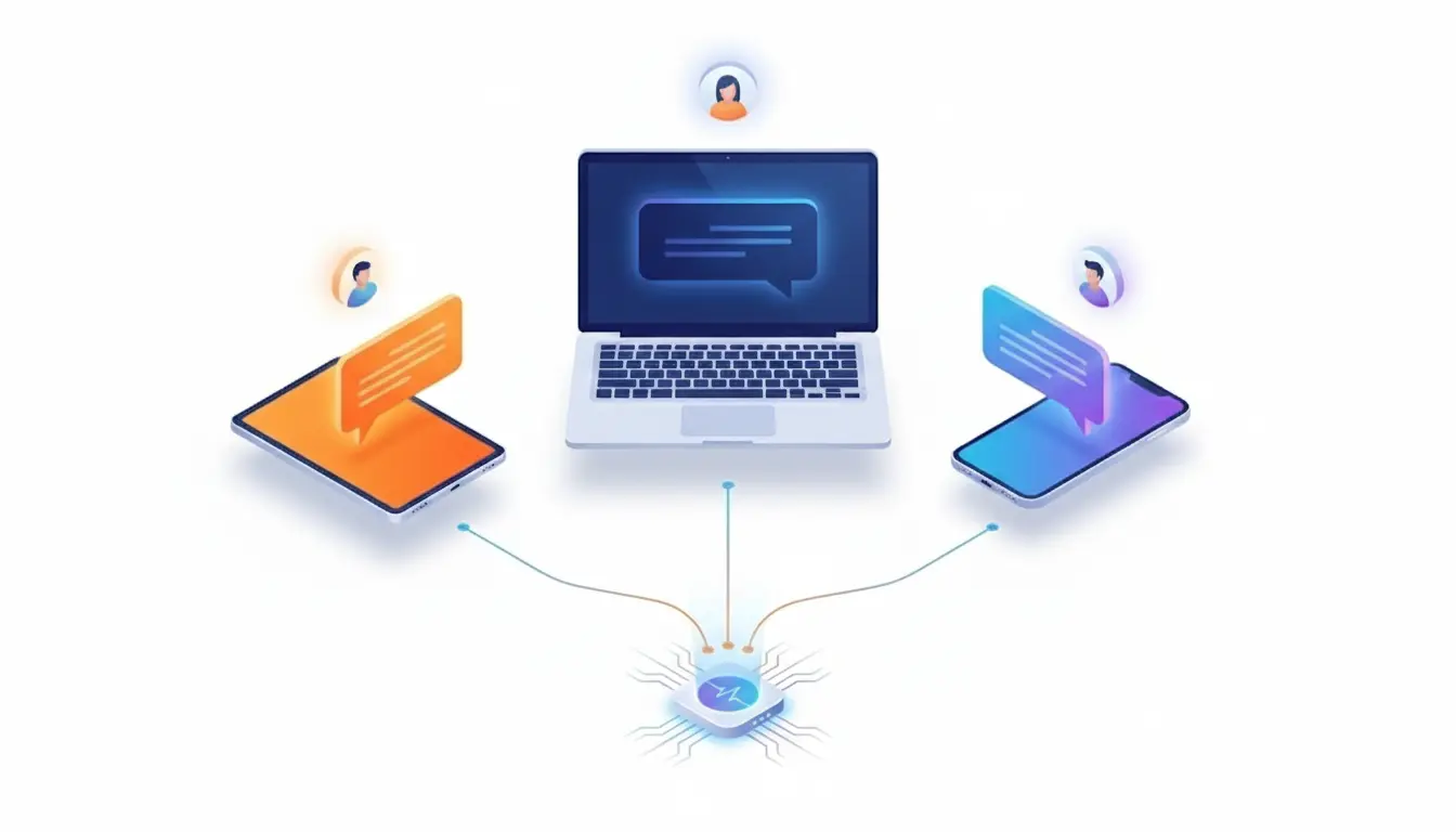 Illustration for Designing a Chat Widget That Knows Who It's Talking To